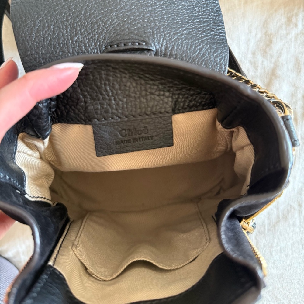 Authentic Chloe Faye mini backpack - Picture 3 of 6